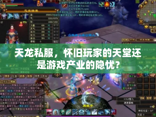 天龙私服，怀旧玩家的天堂还是游戏产业的隐忧？