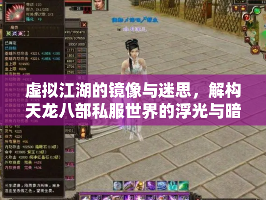 虚拟江湖的镜像与迷思，解构天龙八部私服世界的浮光与暗影