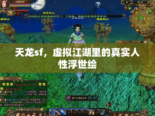 天龙sf，虚拟江湖里的真实人性浮世绘
