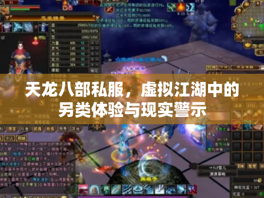 天龙八部私服，虚拟江湖中的另类体验与现实警示