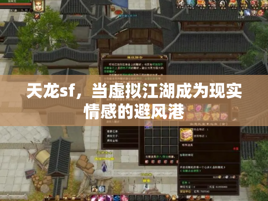 天龙sf，当虚拟江湖成为现实情感的避风港