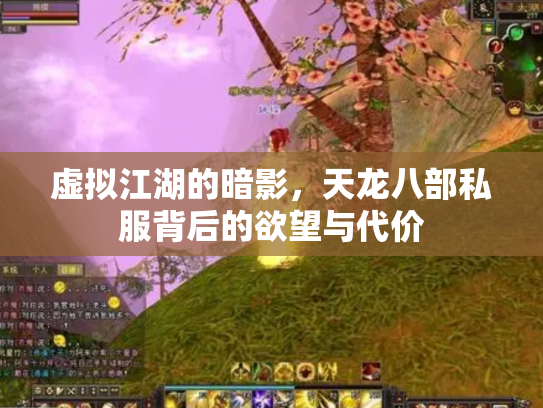 虚拟江湖的暗影，天龙八部私服背后的欲望与代价