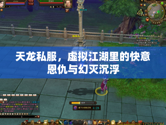 天龙私服，虚拟江湖里的快意恩仇与幻灭沉浮