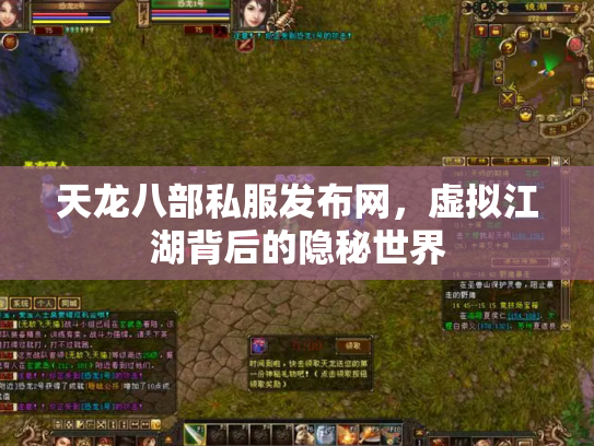 天龙八部私服发布网，虚拟江湖背后的隐秘世界