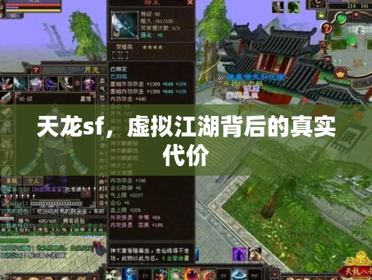 天龙sf，虚拟江湖背后的真实代价