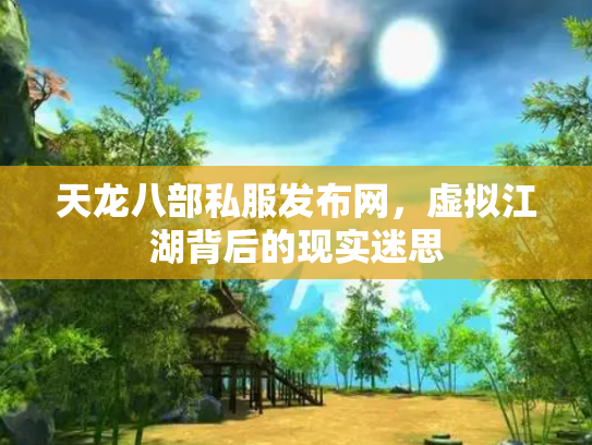 天龙八部私服发布网，虚拟江湖背后的现实迷思