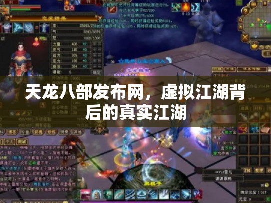 天龙八部发布网，虚拟江湖背后的真实江湖
