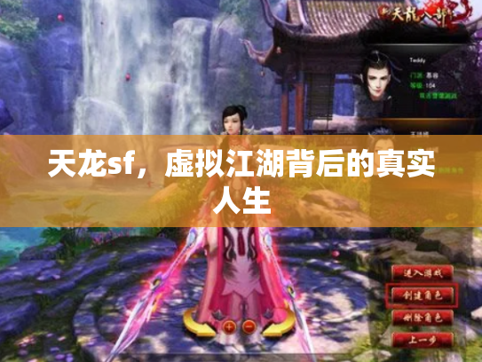天龙sf，虚拟江湖背后的真实人生
