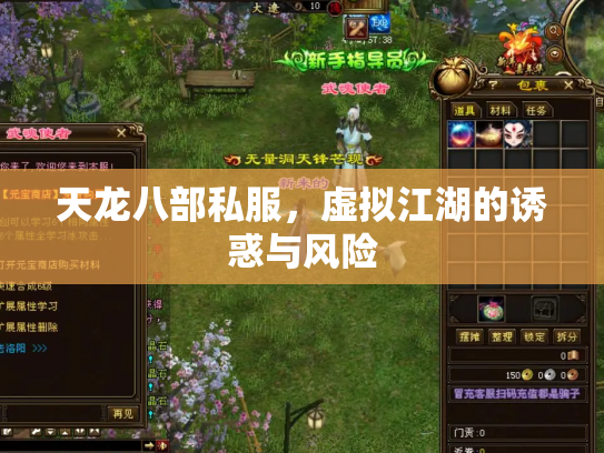 天龙八部私服，虚拟江湖的诱惑与风险