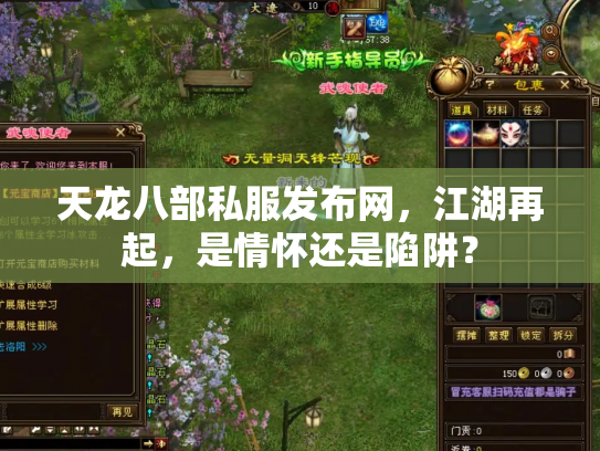 天龙八部私服发布网，江湖再起，是情怀还是陷阱？
