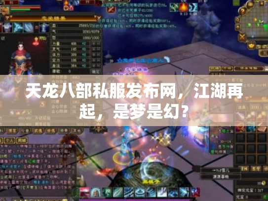 天龙八部私服发布网，江湖再起，是梦是幻？