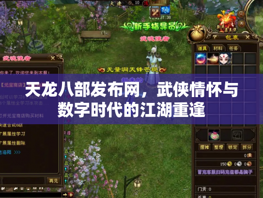 天龙八部发布网，武侠情怀与数字时代的江湖重逢