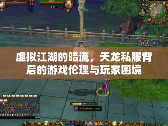 虚拟江湖的暗流，天龙私服背后的游戏伦理与玩家困境