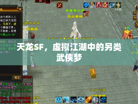 天龙SF，虚拟江湖中的另类武侠梦