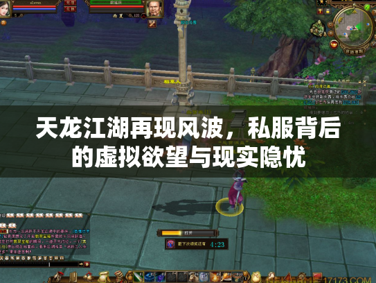 天龙江湖再现风波，私服背后的虚拟欲望与现实隐忧