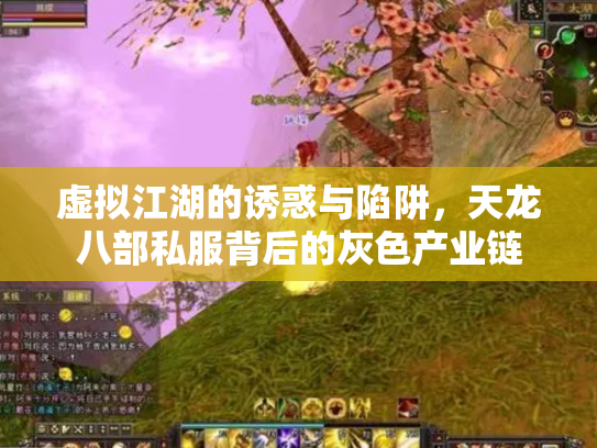 虚拟江湖的诱惑与陷阱，天龙八部私服背后的灰色产业链