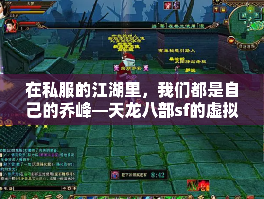 在私服的江湖里，我们都是自己的乔峰—天龙八部sf的虚拟江湖与人心镜像