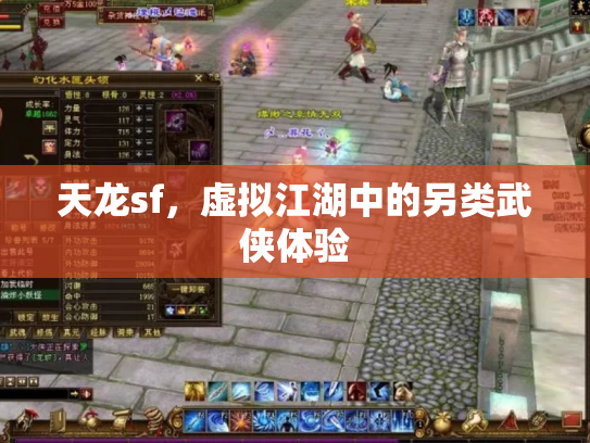 天龙sf，虚拟江湖中的另类武侠体验