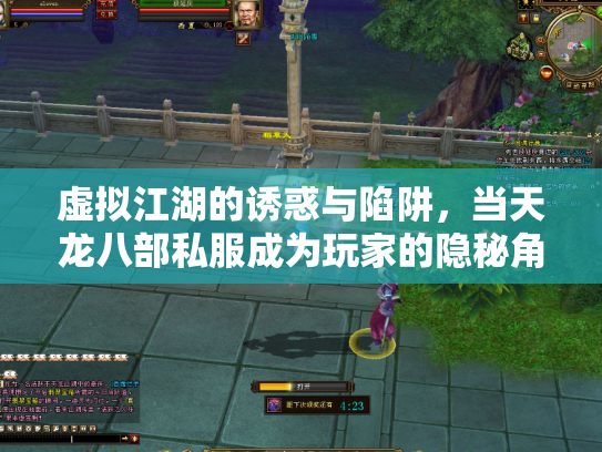 虚拟江湖的诱惑与陷阱，当天龙八部私服成为玩家的隐秘角落