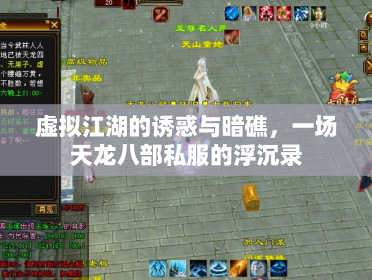虚拟江湖的诱惑与暗礁，一场天龙八部私服的浮沉录