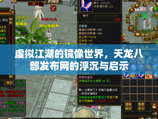 虚拟江湖的镜像世界，天龙八部发布网的浮沉与启示