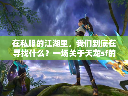 在私服的江湖里，我们到底在寻找什么？一场关于天龙sf的虚拟人类学考察