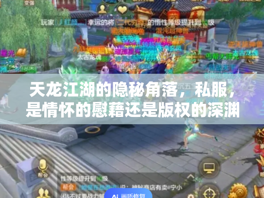 天龙江湖的隐秘角落，私服，是情怀的慰藉还是版权的深渊？