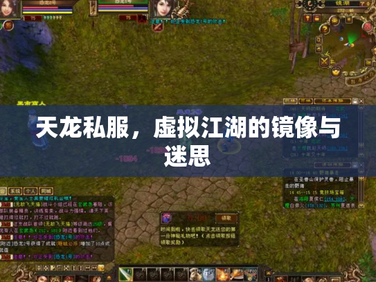 天龙私服，虚拟江湖的镜像与迷思