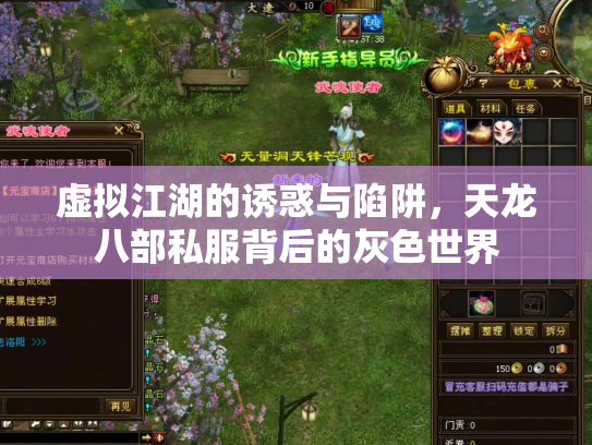 虚拟江湖的诱惑与陷阱，天龙八部私服背后的灰色世界