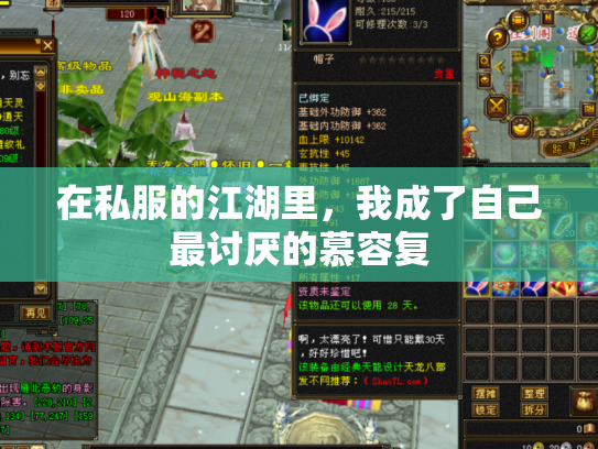 在私服的江湖里，我成了自己最讨厌的慕容复