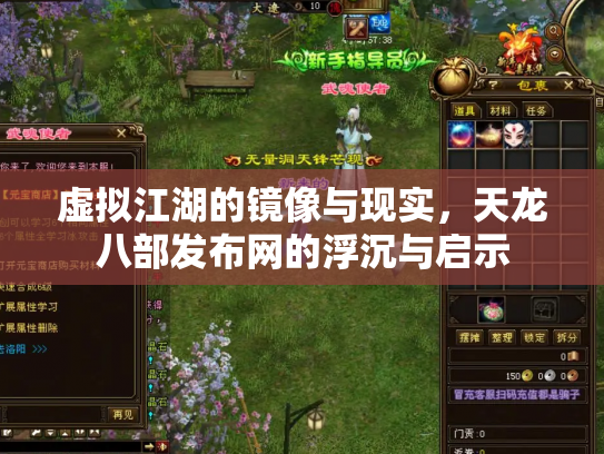 虚拟江湖的镜像与现实，天龙八部发布网的浮沉与启示