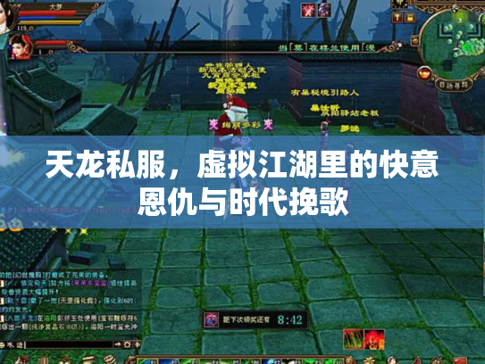 天龙私服，虚拟江湖里的快意恩仇与时代挽歌