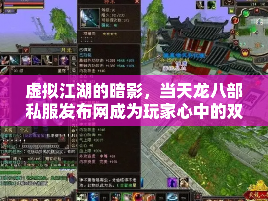 虚拟江湖的暗影，当天龙八部私服发布网成为玩家心中的双刃剑