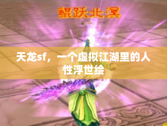 天龙sf，一个虚拟江湖里的人性浮世绘