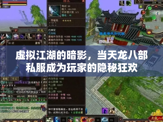 虚拟江湖的暗影，当天龙八部私服成为玩家的隐秘狂欢