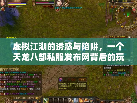 虚拟江湖的诱惑与陷阱，一个天龙八部私服发布网背后的玩家悲欢