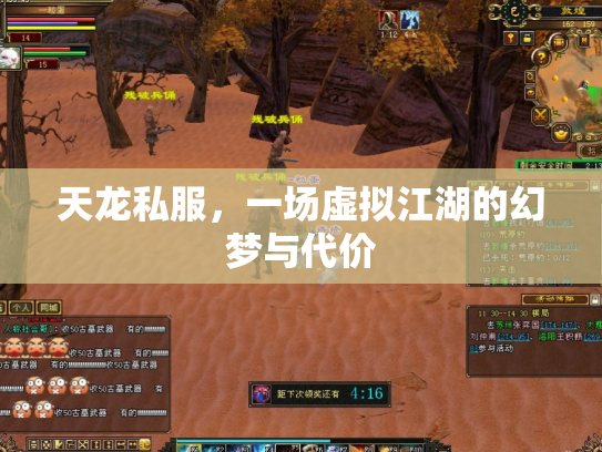天龙私服，一场虚拟江湖的幻梦与代价