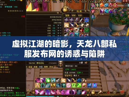虚拟江湖的暗影，天龙八部私服发布网的诱惑与陷阱