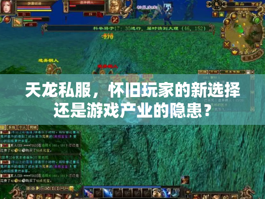 天龙私服，怀旧玩家的新选择还是游戏产业的隐患？