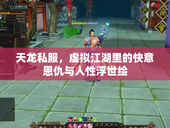 天龙私服，虚拟江湖里的快意恩仇与人性浮世绘