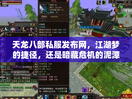 天龙八部私服发布网，江湖梦的捷径，还是暗藏危机的泥潭？