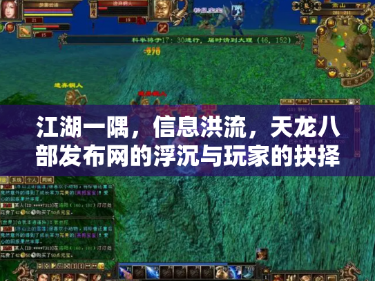 江湖一隅，信息洪流，天龙八部发布网的浮沉与玩家的抉择