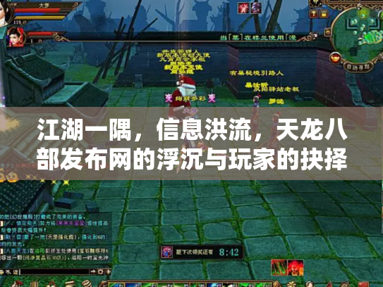 江湖一隅，信息洪流，天龙八部发布网的浮沉与玩家的抉择