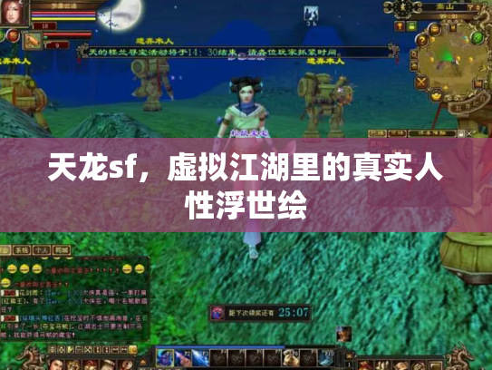 天龙sf，虚拟江湖里的真实人性浮世绘