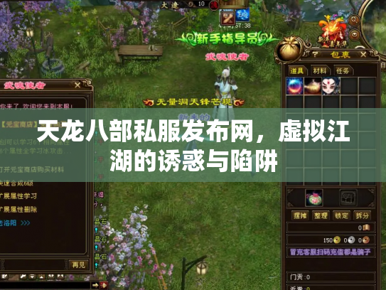 天龙八部私服发布网，虚拟江湖的诱惑与陷阱