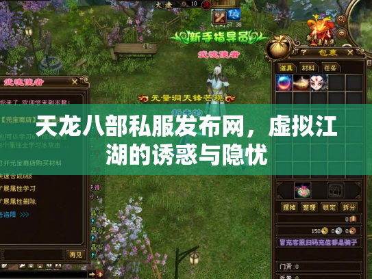 天龙八部私服发布网，虚拟江湖的诱惑与隐忧