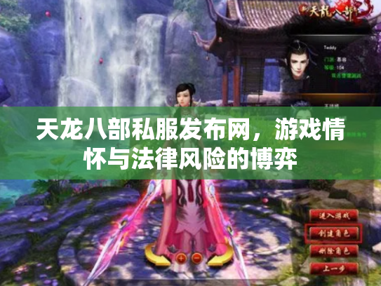 天龙八部私服发布网，游戏情怀与法律风险的博弈