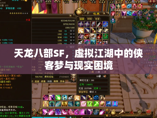 天龙八部SF，虚拟江湖中的侠客梦与现实困境