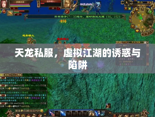 天龙私服，虚拟江湖的诱惑与陷阱