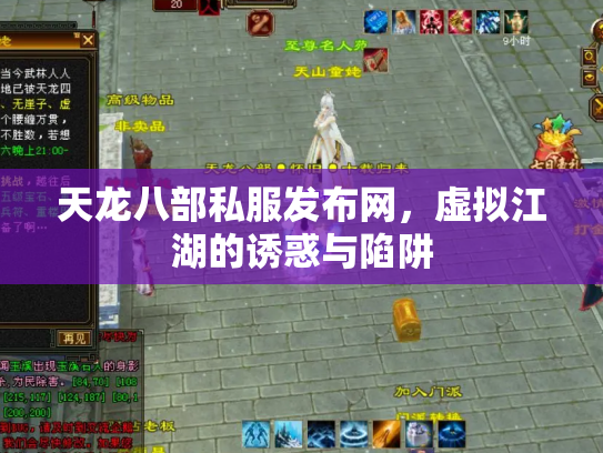 天龙八部私服发布网，虚拟江湖的诱惑与陷阱